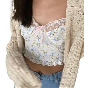 FLORAL BABY TANK (perfect for summer)